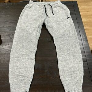 Jordan brand sweatpants jogger. Men’s size Medium. Grey, good condition.